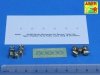 Aber 16101 Smoke Discharges for rear five grenade racks (1:16)